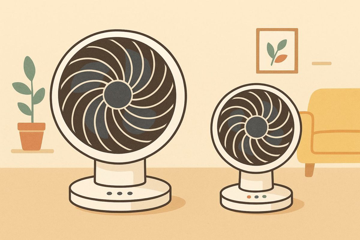 STF-DC152TとSTF-DC15Tが並んで置かれた、比較をイメージできるイラスト。