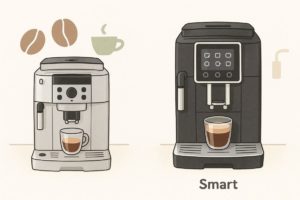 マグニフィカSとスマートの違いを対比したイラスト