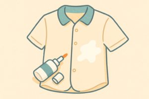 衣服や布からの修正液の落とし方