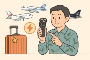 航空会社別の電動シェーバーに関する規制