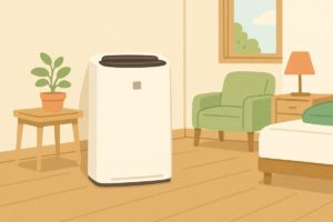 KC-40TH7-Wを正しく設置した室内イラスト