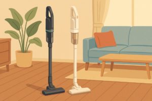 PV-BL50MとPV-BL50Kのデザインの違いをイメージしたリビングのイラスト